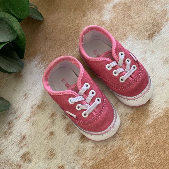pink baby vans shoes